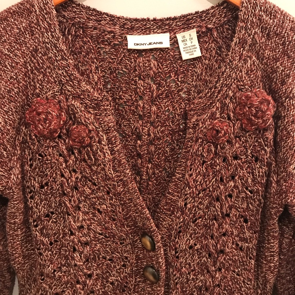 (EUC) DKNY Jeans Cardigan Sweater Size Small